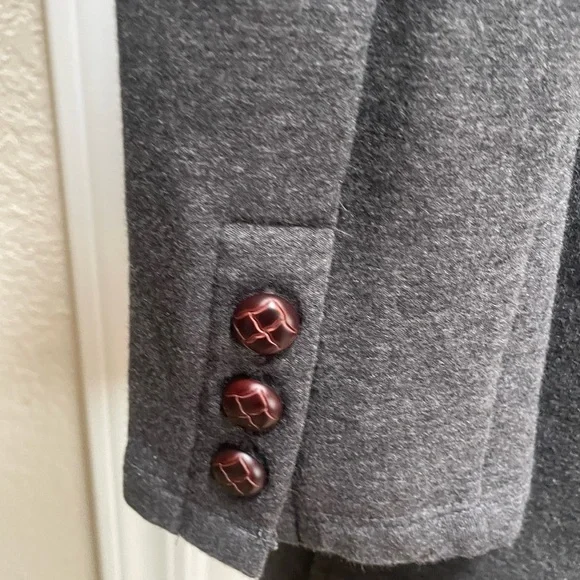 Ralph Lauren Charcoal Blazer with Gold Crest - Picture 9 of 9